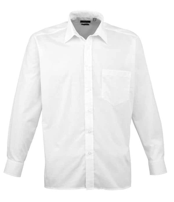 Long Sleeve Shirt (Male) — White