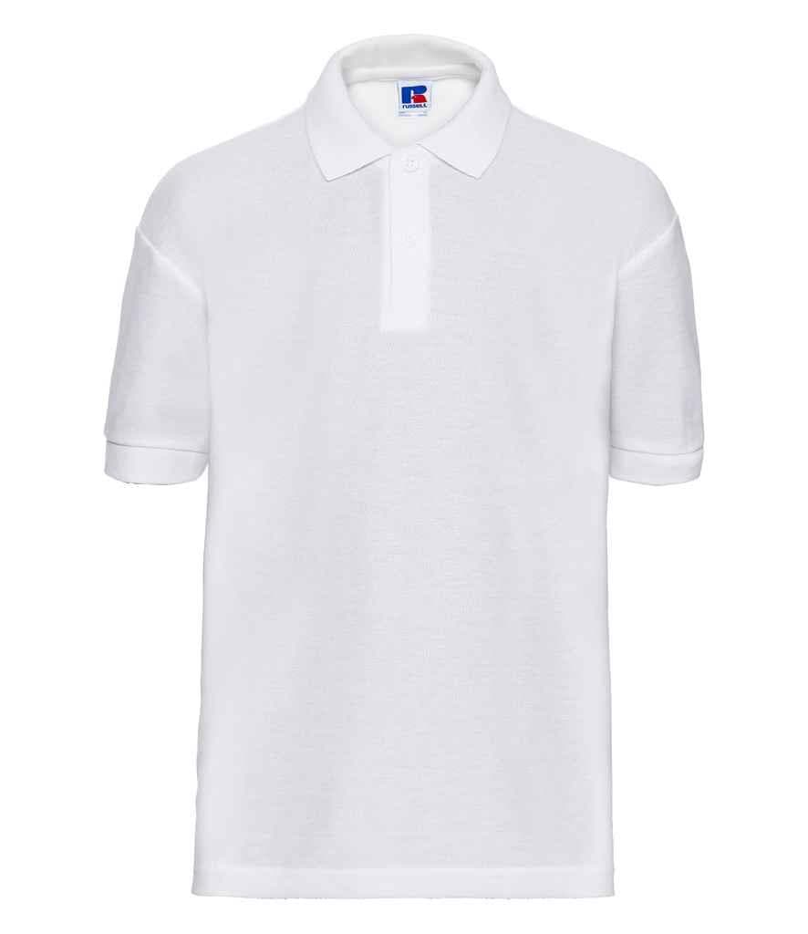 Poly/Cotton Piqué Polo Shirt — White
