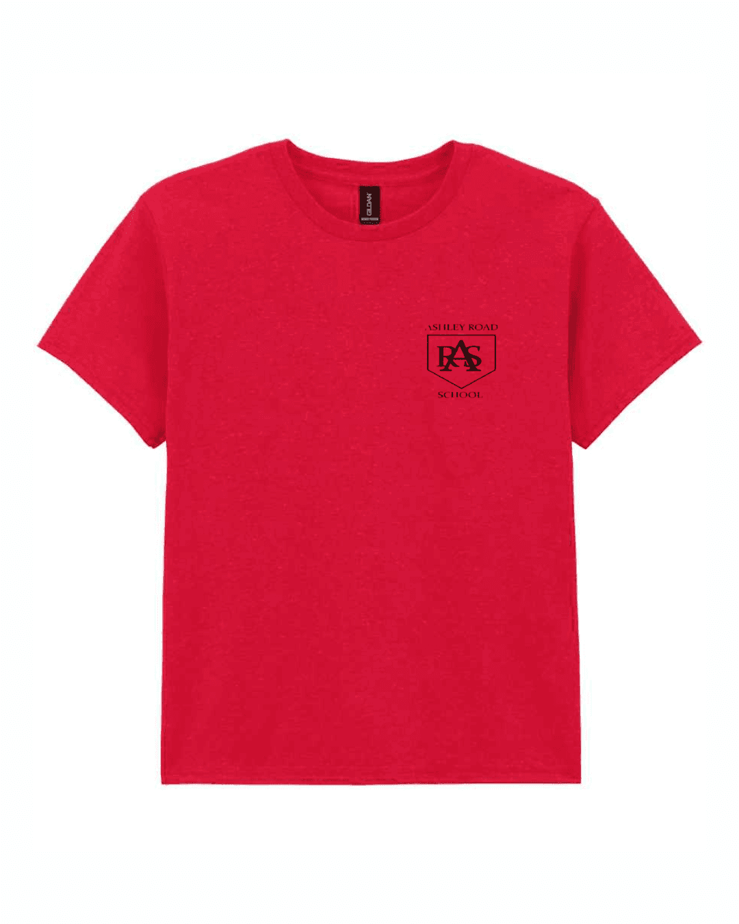 Heavy Cotton™ T-Shirt (with logo) — Red
