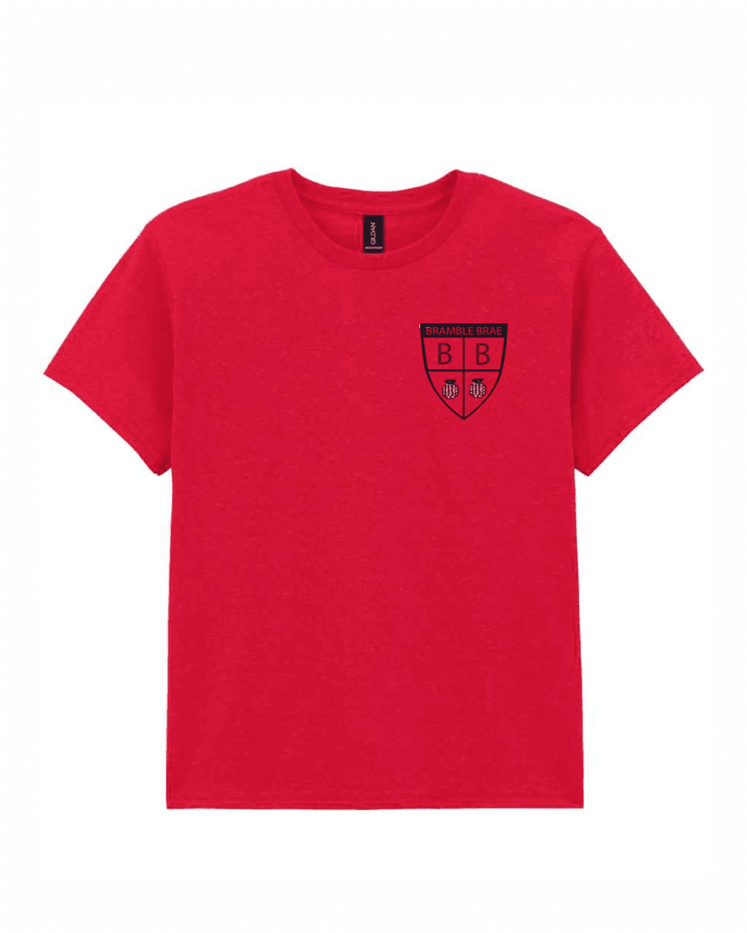 Heavy Cotton™ T-Shirt (with logo) — Red