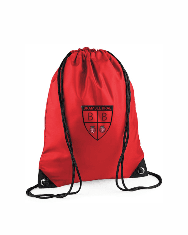 Gym Bag (with logo) — Red