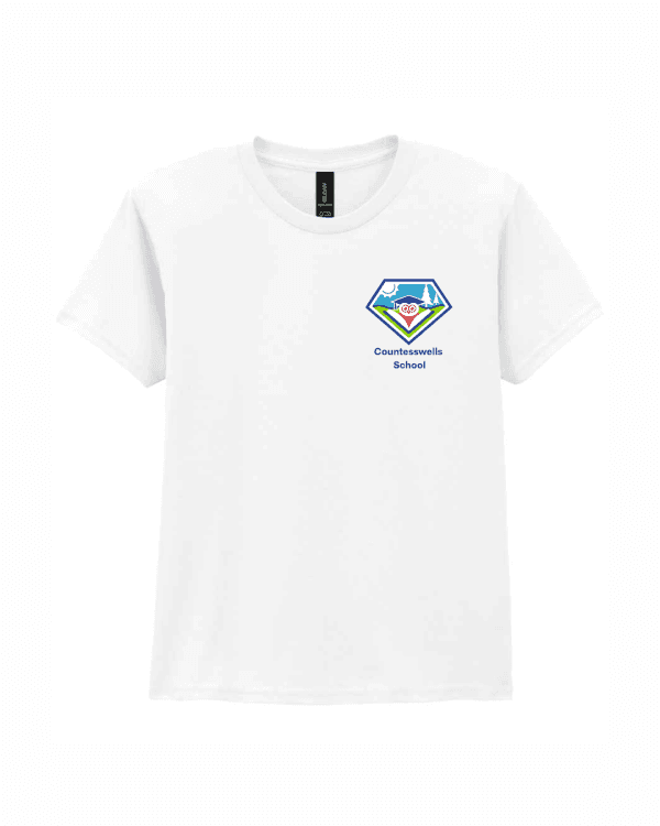 Heavy Cotton™ T-Shirt (with logo) — White