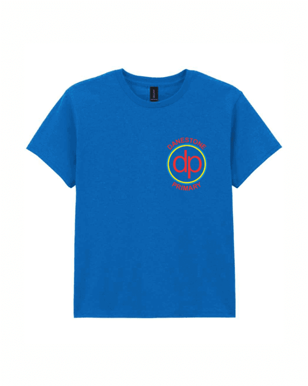 Heavy Cotton™ T-Shirt (with logo) — Royal Blue