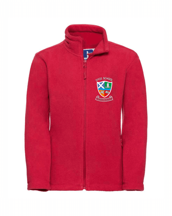 Outdoor Fleece Jacket (with logo) — Red