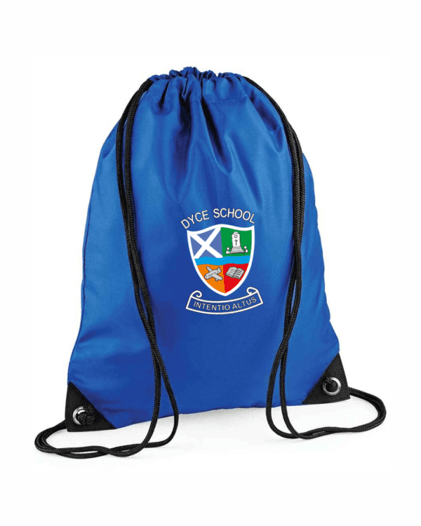 Gym Bag (with logo) — Royal Blue