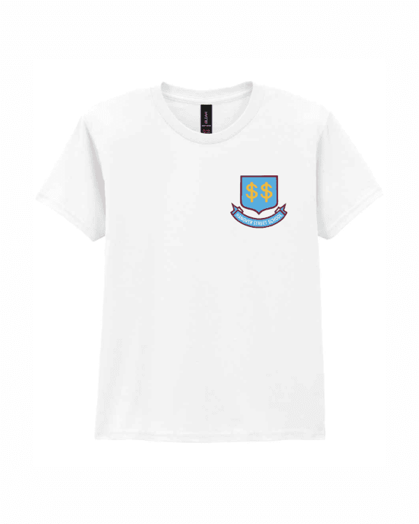 Heavy Cotton™ T-Shirt (with logo) — White