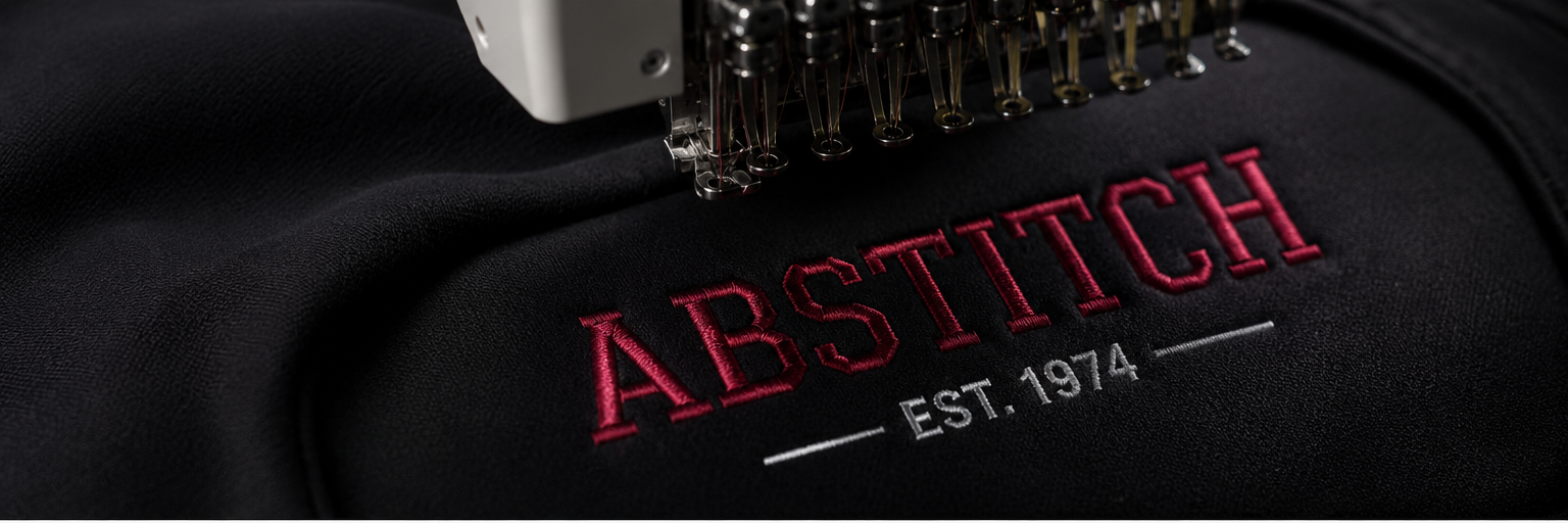 Embroidery machine at Abstitch